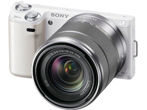 SONY DSLR ? NEX-5N Double lens kit White NEX-5ND/W - International Version (No Warranty)