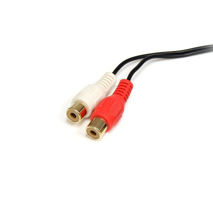 StarTech.com MU1MFRCA Stereo Audio Cable 3.5mm Male to 2x RCA Female - 6 feet