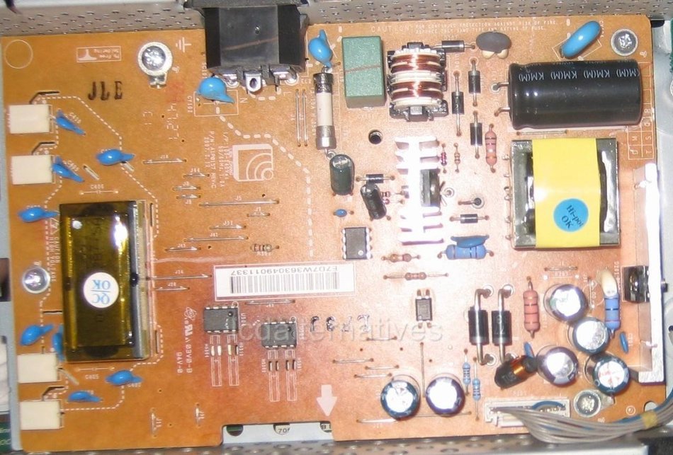 Repair Kit, LG L196WTQ-BF, LCD Monitor, Capacitors, Not the Entire Board