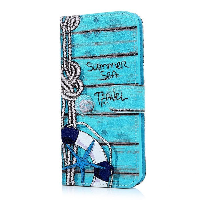 iPhone 7 Plus Case (5.5 inch) - Wallet Flip Stand Case PU Leather Case with Shockproof TPU Inner Bumper Colorful... N66