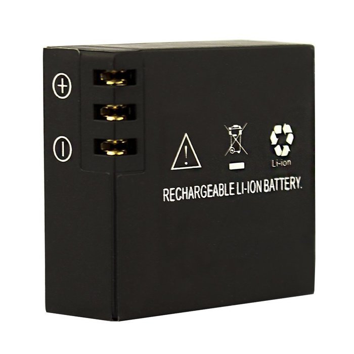 TEKCAM Rechargeable Battery for Waterproof Action Camera (2 x 1050mAh Battery+Charger ) N12