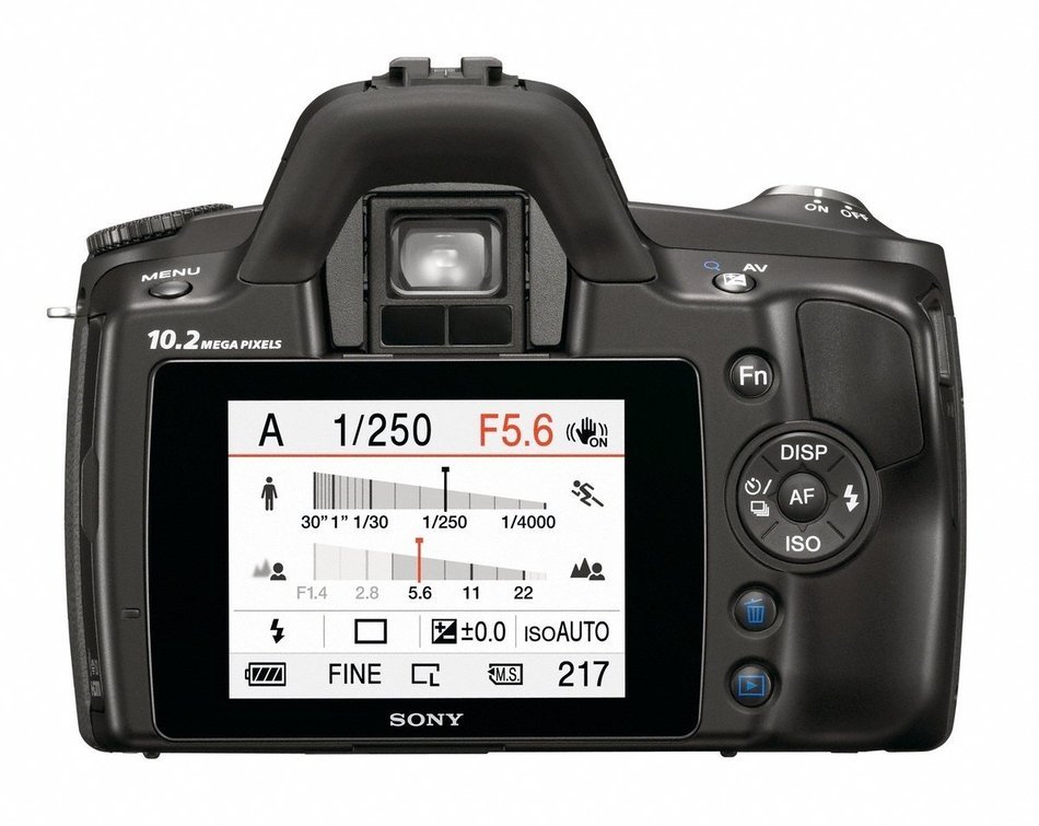 Sony Alpha A230Y 10.2 MP Digital SLR Camera with Super SteadyShot INSIDE Image Stabilization and 18-55mm and...