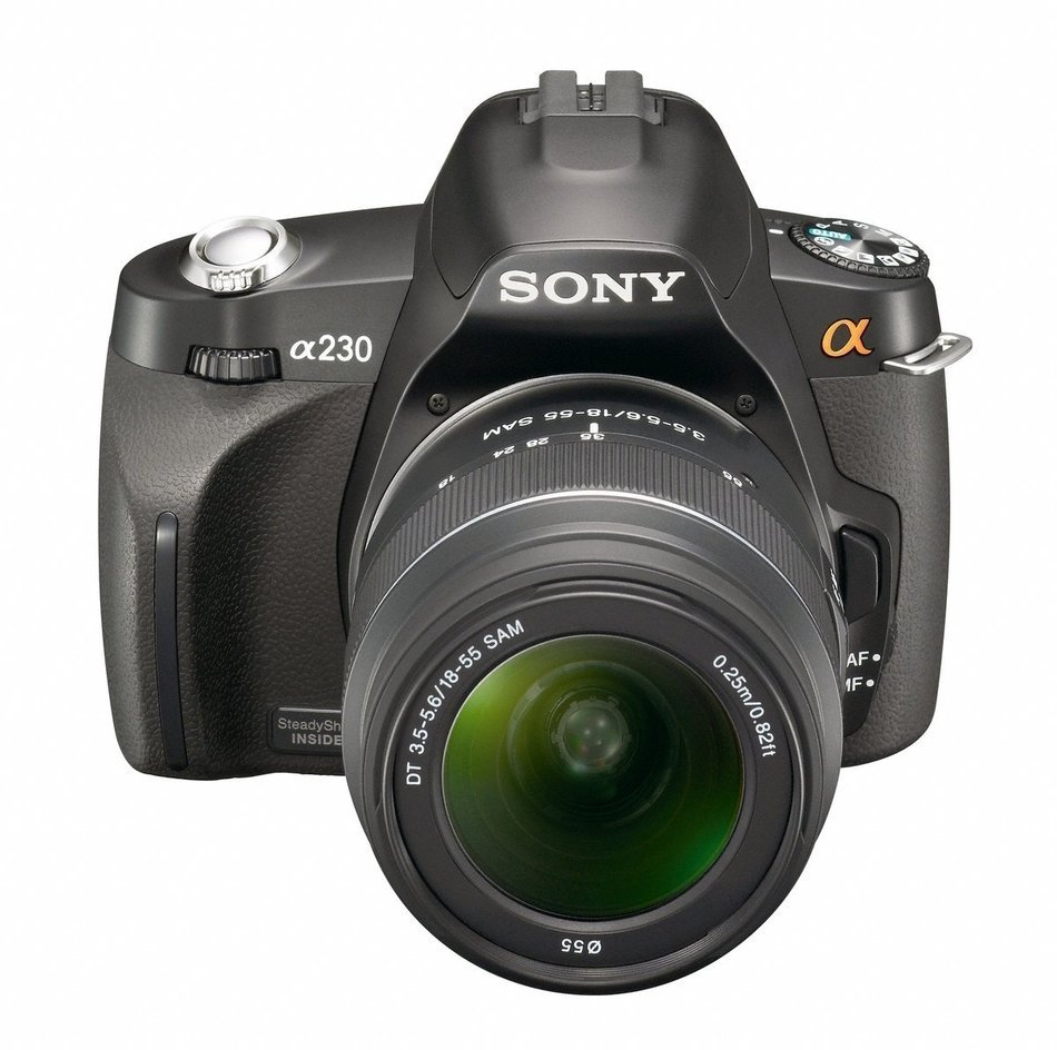 Sony Alpha A230Y 10.2 MP Digital SLR Camera with Super SteadyShot INSIDE Image Stabilization and 18-55mm and... N2