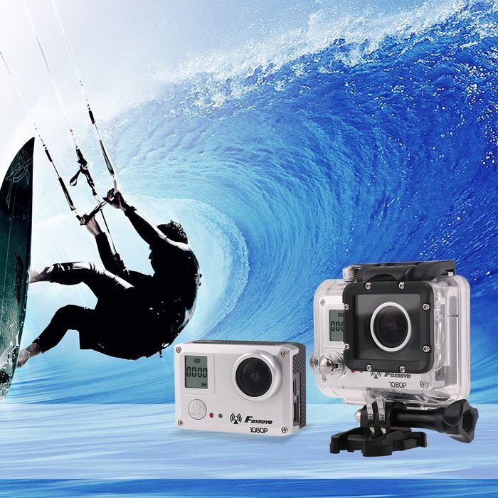 Foxnovo F8000 30M Waterproof Sports Camera 20MP FHD 1080P H.264 Digital Camcorder Car DVR Mini DV with WIFI HDMI...