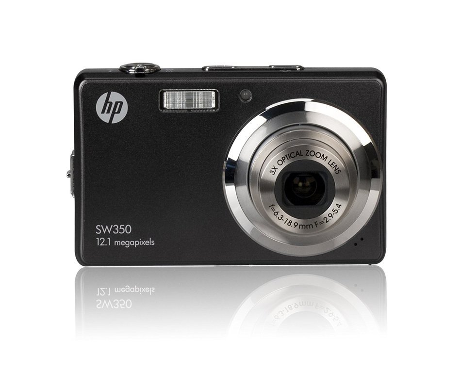 HP SW350 12 MP Digital Camera with 3X Optical Zoom and 2.7-Inch LCD (Black) N3