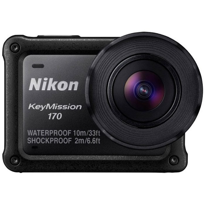 Nikon KeyMission 170 4K Ultra HD Action Camera with Built-In Wi-Fi + 32GB MicroSD Card + Compact Deluxe Bag +... N5