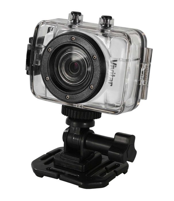 Vivitar DVR783 Waterproof HD Action Camcorder (Silver)
