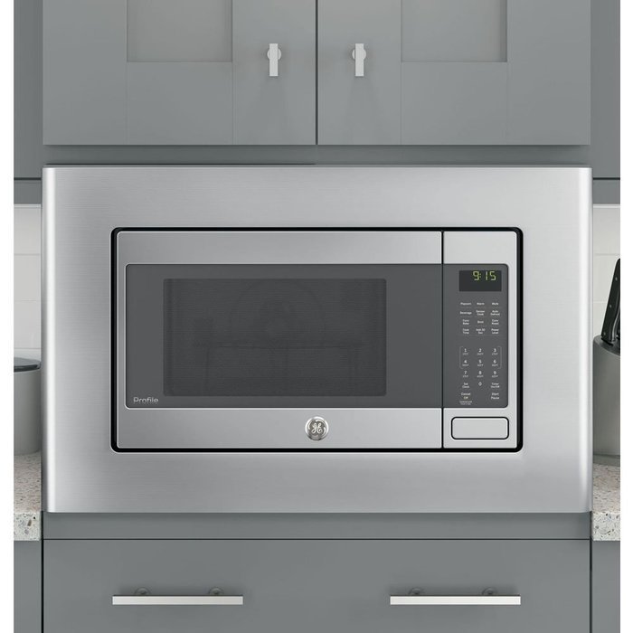 GE Stainless Steel 27" Built-In Microwave Oven Trim Kit N2