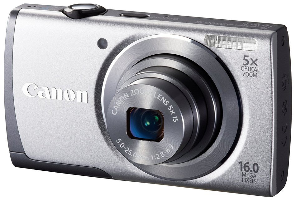 Canon Digital Camera PowerShot A3500 IS 5 times zoom PSA3500IS (Silver) 28mm wide-angle optical (SL) - International...