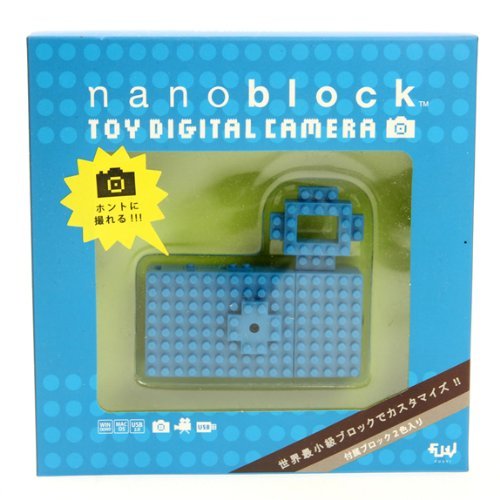 Nanoblock Toy Digital Camera 16GB Storage Blue N2