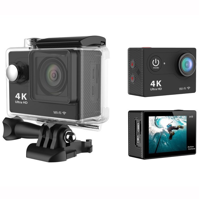 TOOGOO(R) Waterproof 12MP 2.0 inch WIFI Ultra-HD 4K Action DV Camcorder Sports Camera with 170 Degree Fish-eye...