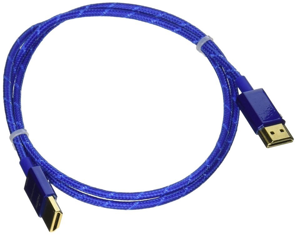 Monoprice 3ft 18Gbps Ultra Slim Series High Performance HDMI&reg; Cable w/ RedMere&reg; Technology - Blue N19
