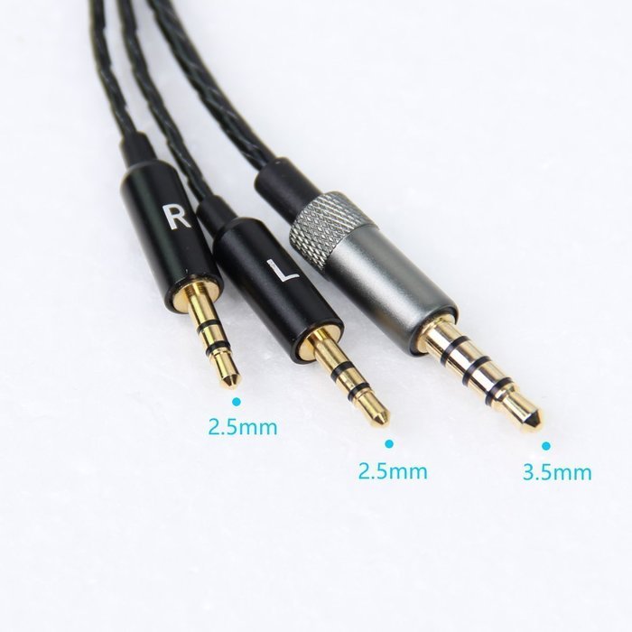 EEEKit 2.5mm to 3.5mm Replacement Stereo Audio Cable Cord Wired Remote w/Microphone Talk For Sol Republic Master... N3