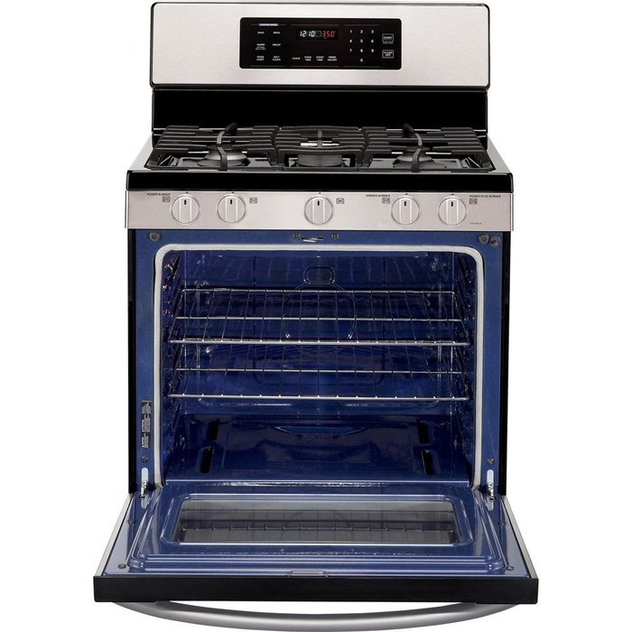 LG LRG3093ST 30" Freestanding Gas Range, 5 Sealed Burner Oven in Stainless Steel N4