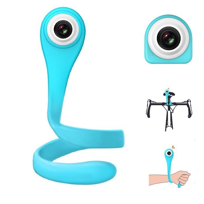 HD 1080p Digital Video Camcorder With 360&deg;Rotation Selfie Stick, COCA+ Mini Lifestyle Action Camera with Smart... N7