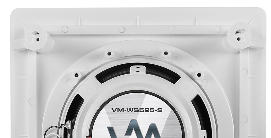 8) VM Audio Shaker 5.25-Inch 125W Square in Ceiling/in Wall Surround Sound Speakers N4