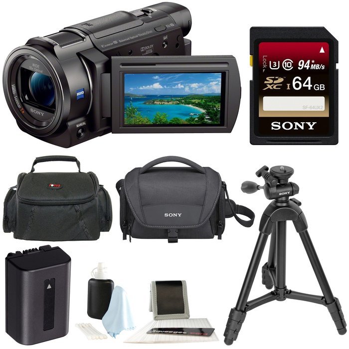 Sony FDR-AX33/B (FDR-AX33B, FDR-AX33) 4K Camcorder with 1/2.3