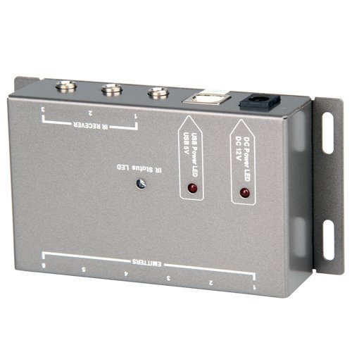 Voygon IR Infrared Remote Control Extender, 1 Receiver 8 Emitters 1x8 Repeter System Kit N5