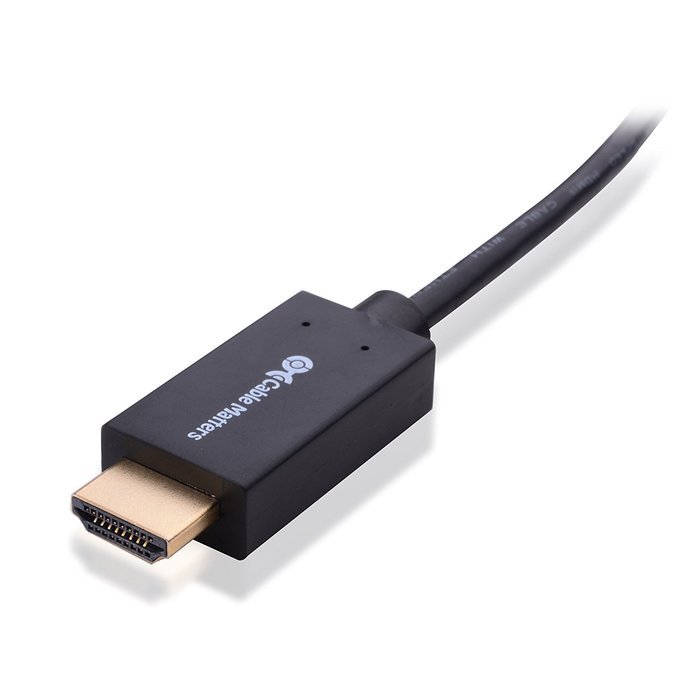 Cable Matters High Speed HDMI Cable with One 90 Degree Elbow 15 Feet - 3D and 4K Resolution Ready N4