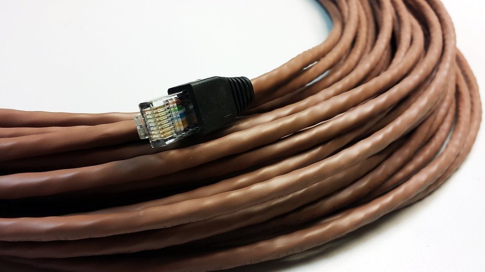 RiteAV - 50 FT Cat6 Brown Ethernet Network RJ45 Patch Cord (Pure Copper) (Connectors and Boots Installed) N2