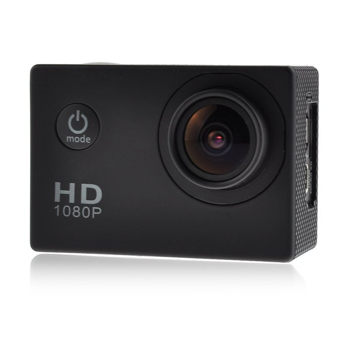 Black SJ4000 Helmet Sports DV Full HD 12MP Car Recorder Diving Bicycle Action Camera with Two Batteries