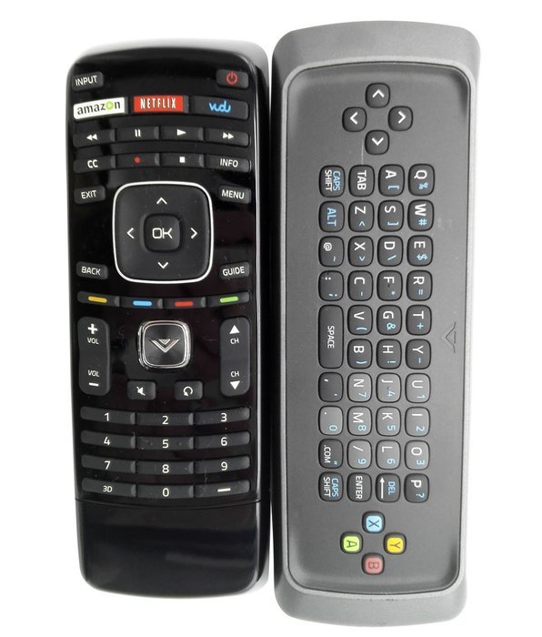 VIZIO 3D Smart TV remote XRT301 3D keyboard Remote for M3D550SL M3D470KD M3D650SV M3D550SL M3D470KD M3D550KD;...