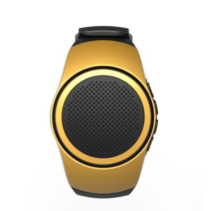 Daluo Multi-functional Portable Bluetooth Speaker Sports Watches Gold