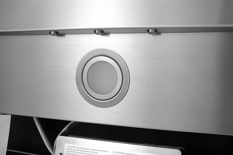 Thorkitchen HRH3002U 30" Under Cabinet Range Hood with 900 CFM Push Control, Stainless Steel N6