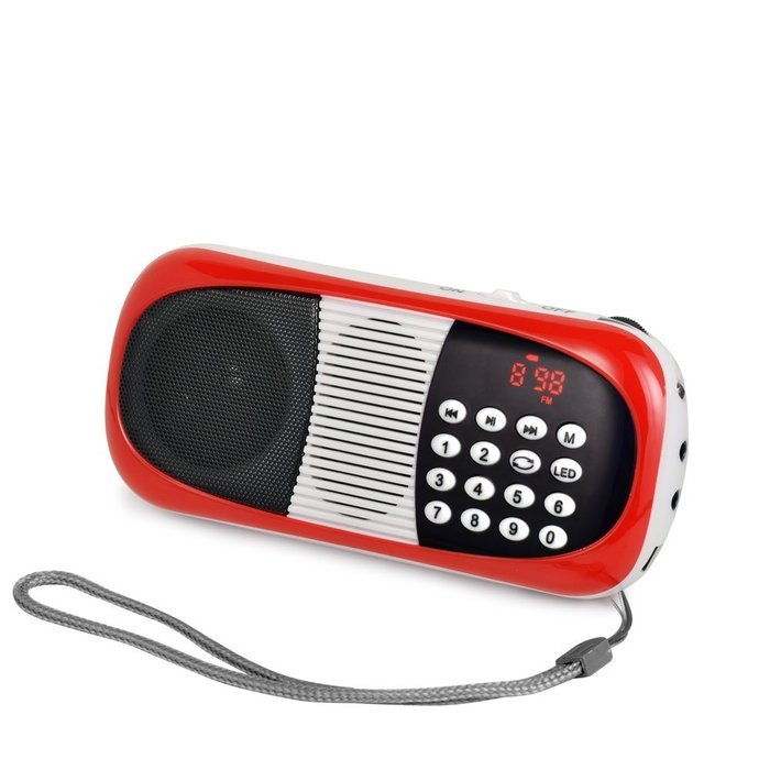 Timorn Mini Portable FM Radio Speaker Music Player Support USB Disk Input/ Micro SD/TF Card For Mobile Phone,MP3... N9