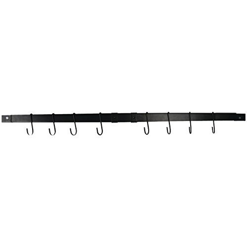 Range Kleen CW6011 Enamel Pot Rack Expanding Bar, Black