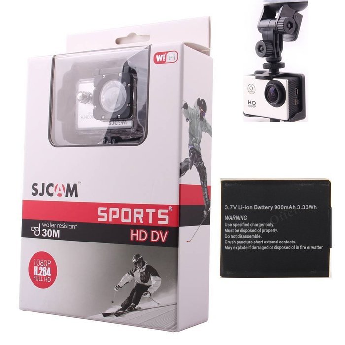 SJcam SJ4000 WiFi Car DVR Camera Sport DV Novatek Waterproof Black