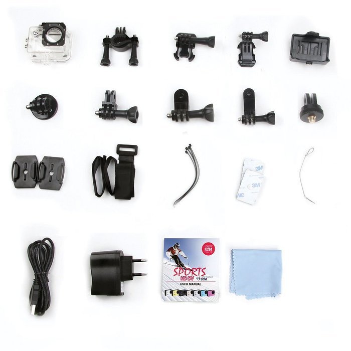 SJcam SJ4000 WiFi Car DVR Camera Sport DV Novatek Waterproof Black N2