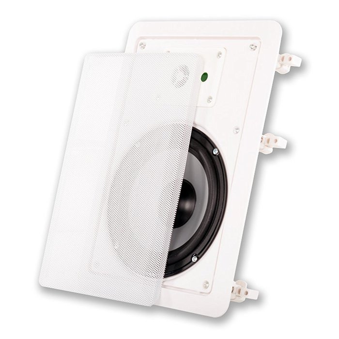 Acoustic Audio CS-IW630 300 Watt In Wall 6.5-Inch Speaker 3-Way Home Theater, White