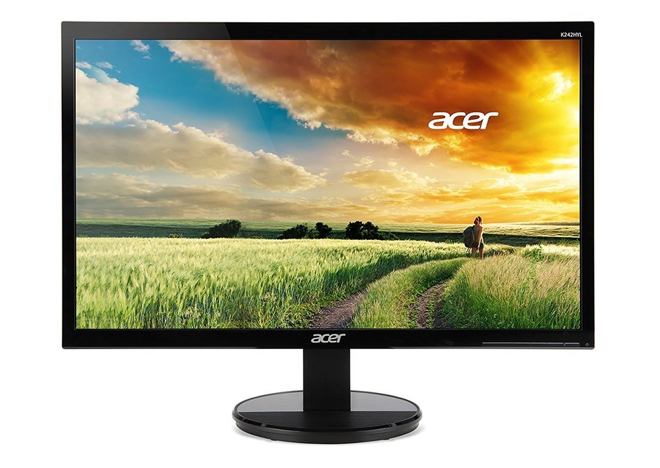 Acer K242HYL bid 23.8-inch IPS Full HD (1920 x 1080) Display (VGA, DVI & HDMI Ports) N2