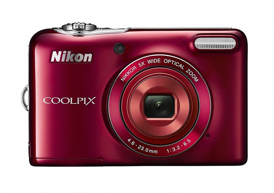 Nikon digital camera COOLPIX L30 5 times zoom dry cell type red L30RD 20,050,000 pixels