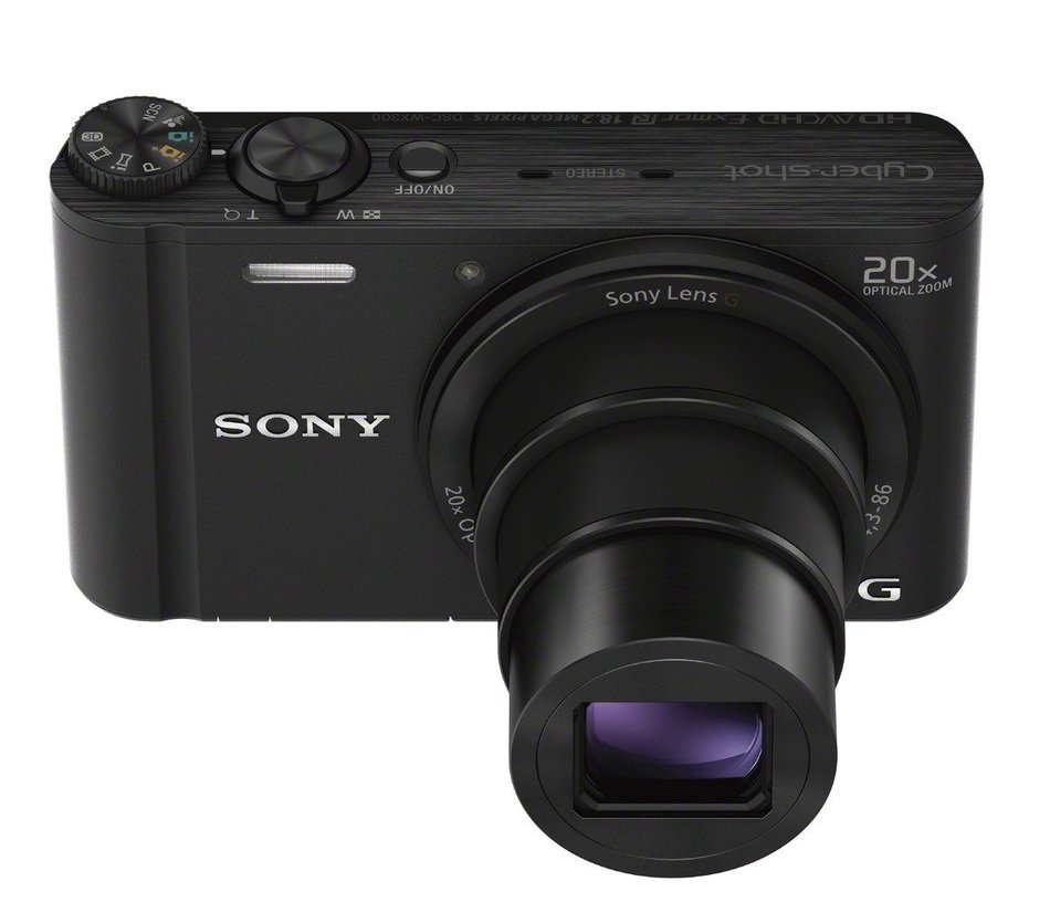 Sony DSC-WX300/R 18 MP Digital Camera with 20x Optical Image Stabilized Zoom and 3-Inch LCD (Red) N17