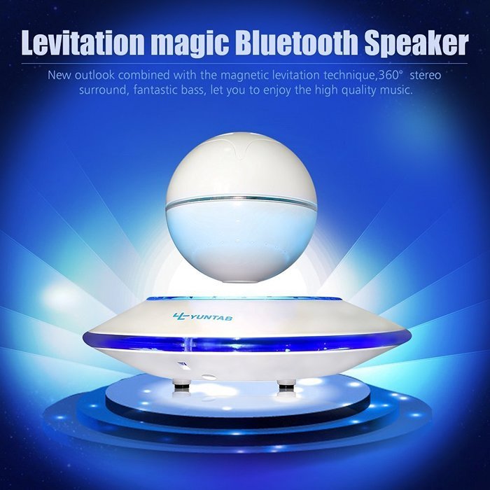 Zibo SC-25 Orb Levitating Floating Wireless Bluetooth Speaker (Blue) N2