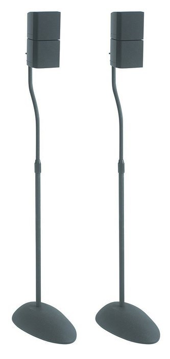 Sanus Home Theater Series Adjustable Height Speakers Stands for Satellite Speakers - Tear Drop base - 26"-39"... N2