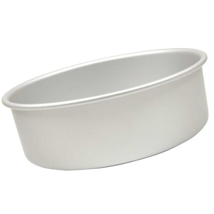 Fat Daddio's Anodized Aluminum Round Cake Pan, 6 Inches by 2 Inches N6