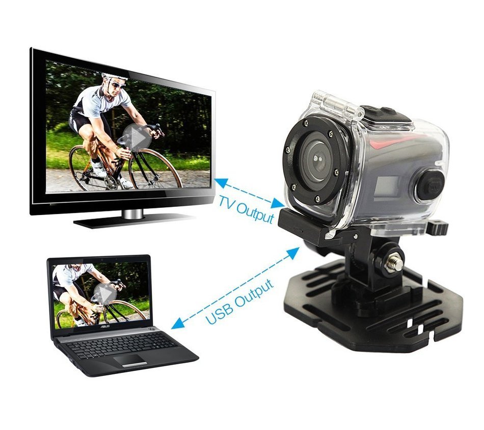 PEAKSPORT SJ4000 Outdoor Sports DVR Cam Action DV Camera Car Recorder 1080P 1.5 Inch 12MP 170 degree Full HD Wide-angle... N2