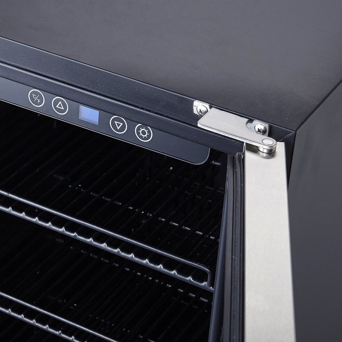 Phiestina PH-CBR100 106 Can Beverage Cooler Stainless Steel Door with Handle N6