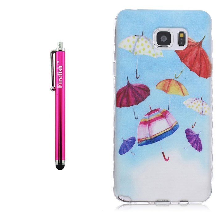 Note 4 Case, Firefish Durable Soft TPU Back Case [Soft-Flex] Drop Protection Scratch-Resistant Cover Skin Protective... N275