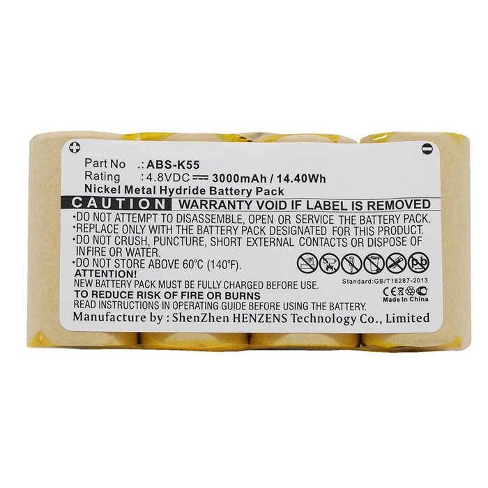 3x Exell EBVB-190 NiMH 4.8V 3000mAh Vacuum Battery Fits KARCHER BF9900, K50, K85 Vacuums. Replaces KARCHER ABS-K55... N3