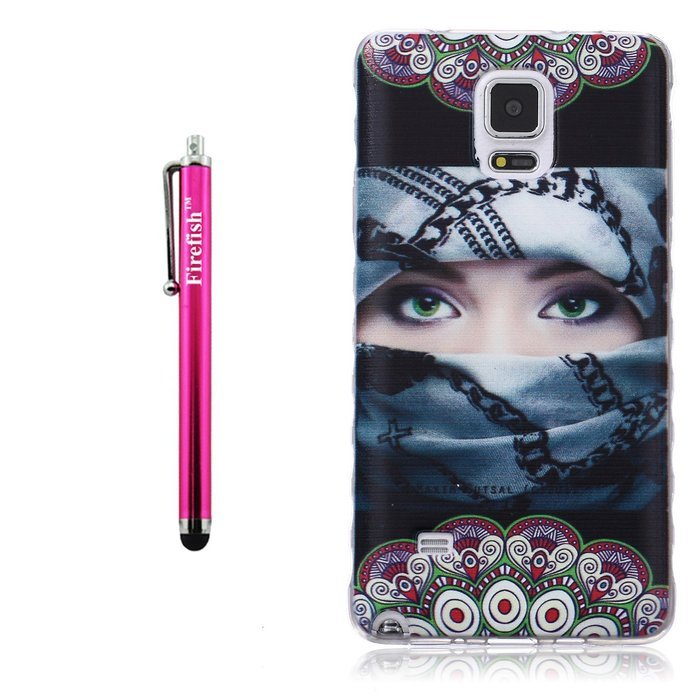 Note 4 Case, Firefish Durable Soft TPU Back Case [Soft-Flex] Drop Protection Scratch-Resistant Cover Skin Protective... N292