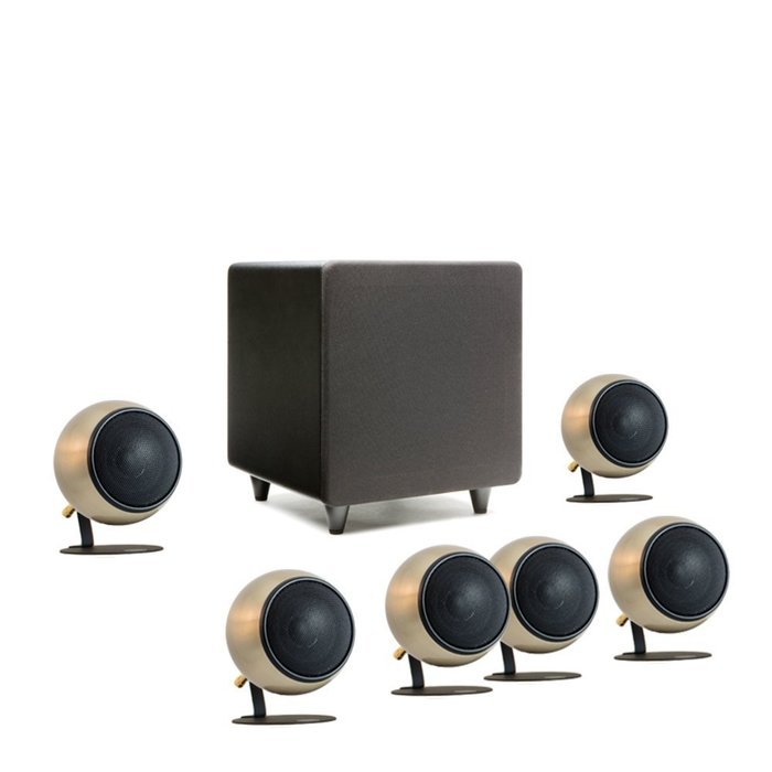 Orb Audio Mini 5.1 Plus - Hand Polished Steel N12