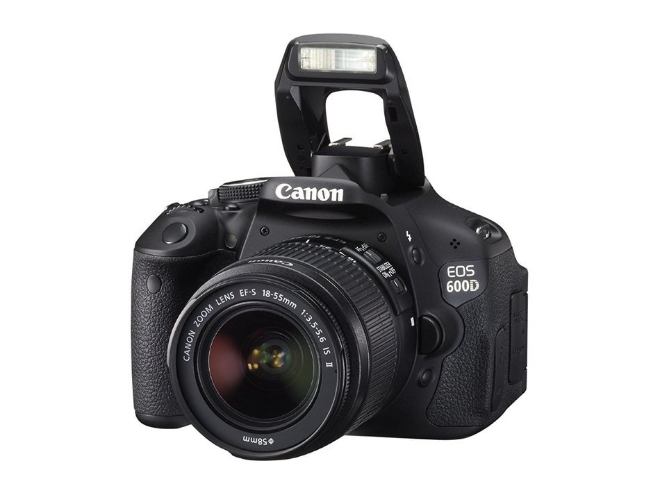 Canon EOS 600D (European EOS Rebel T3i) 18 MP CMOS Digital SLR Camera and DIGIC 4 Imaging with EF-S 18-55mm f/... N3