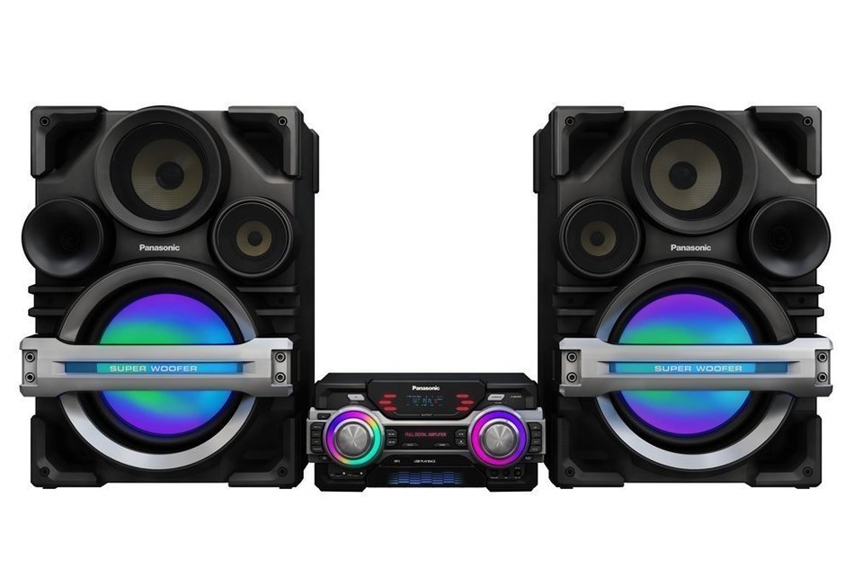 Panasonic 2300 Watt CD Mega Bass Stereo Audio Sound 4-Way Bass Reflex Speaker System with, AM/FM Tuner, 2 USB...