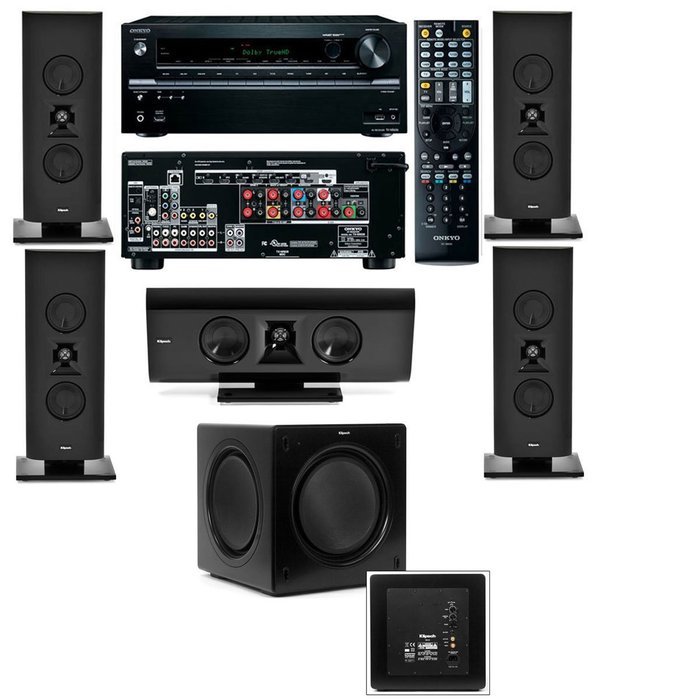 Klipsch Gallery G-16 5.1 Home Theater System-SW-310-Onkyo TX-NR636 7.2Channel
