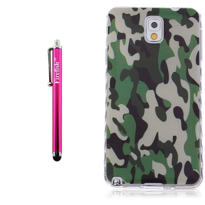 Note 4 Case, Firefish Durable Soft TPU Back Case [Soft-Flex] Drop Protection Scratch-Resistant Cover Skin Protective... N303