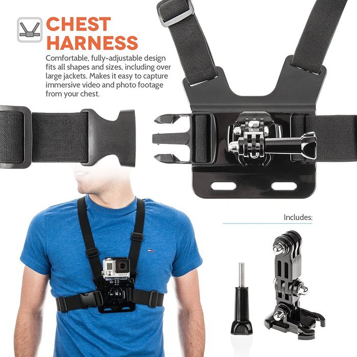 Yousave Accessories Ultimate 6 Piece GoPro Action Camera Accessory Bundle For GoPro HD & Hero 2 / 3 / 3+ / 4